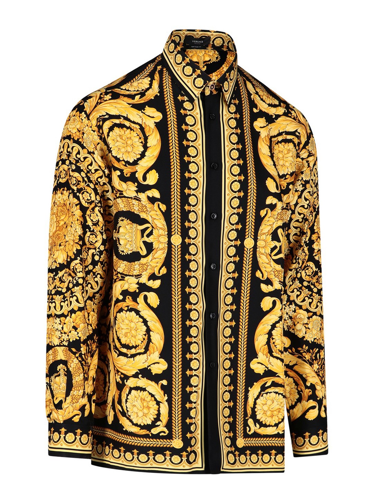 atmosfeer Doorweekt Infecteren Shirts Versace - Baroque print shirt - 10039411A030445B000 | iKRIX.com