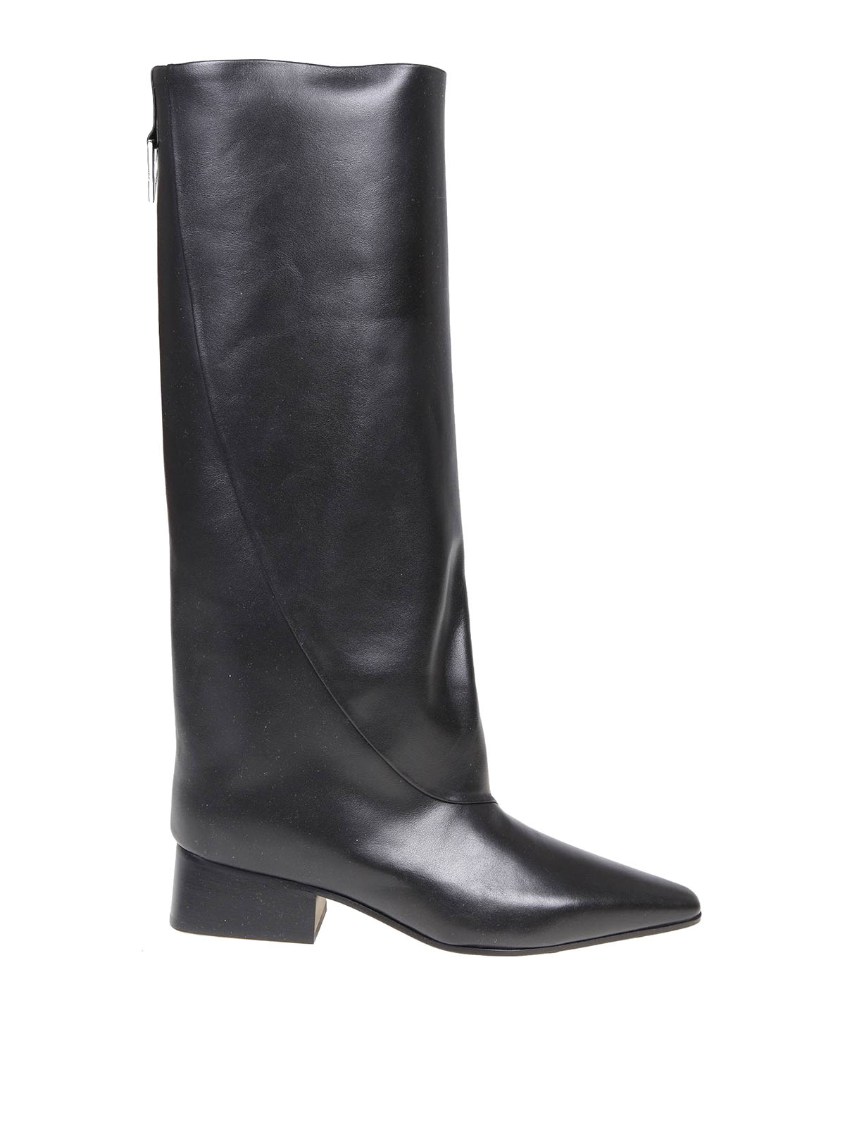 Boots The Attico Ibiza boot in black leather - 228WS524L019100