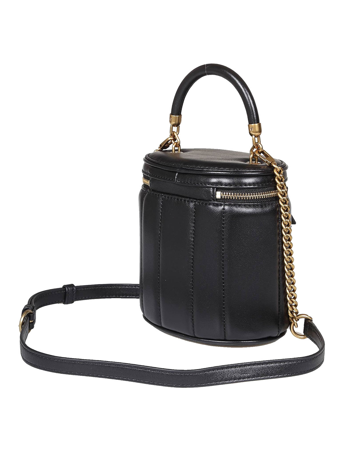 Cross Body Bags Tory Burch Kira Vanity Case Bag In Black Leather 