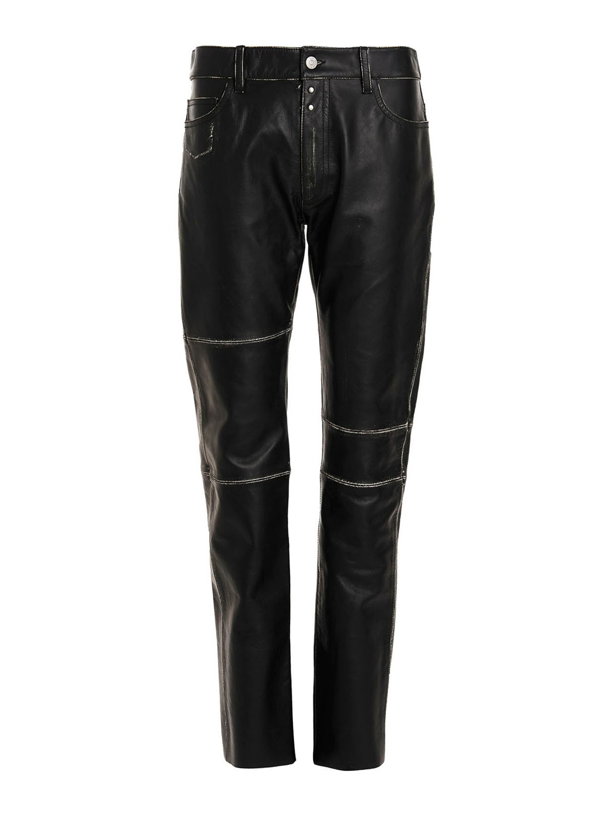 mm6 leather pants