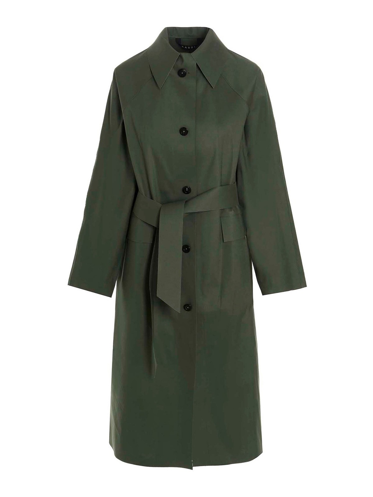 Trench coats Kassl Editions Tech fabric trench coat HS22C0502W0070