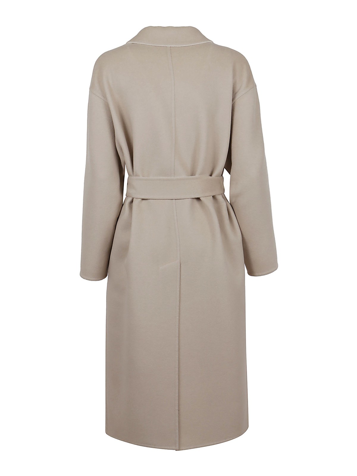 Knee length coats Brunello Cucinelli - Cashmere belted coat - ML4549680C153