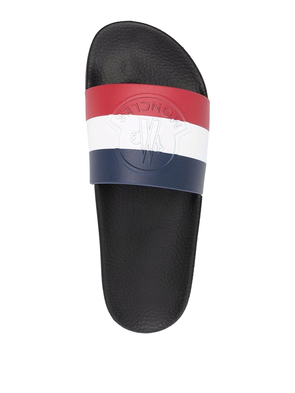 Sandals Moncler - Signature-stripe pool slides - 4C0007001A49998