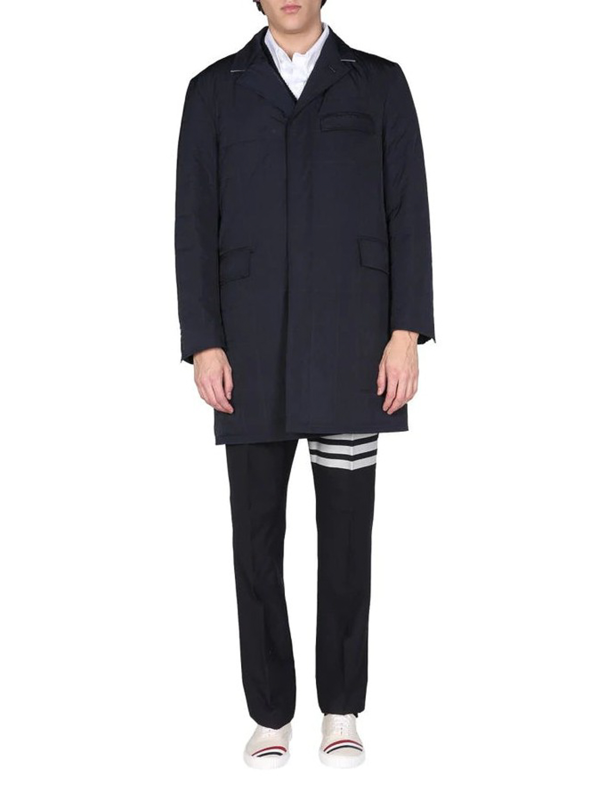 Trench coats Thom Browne Tech fabric trench coat MOD059X07259415