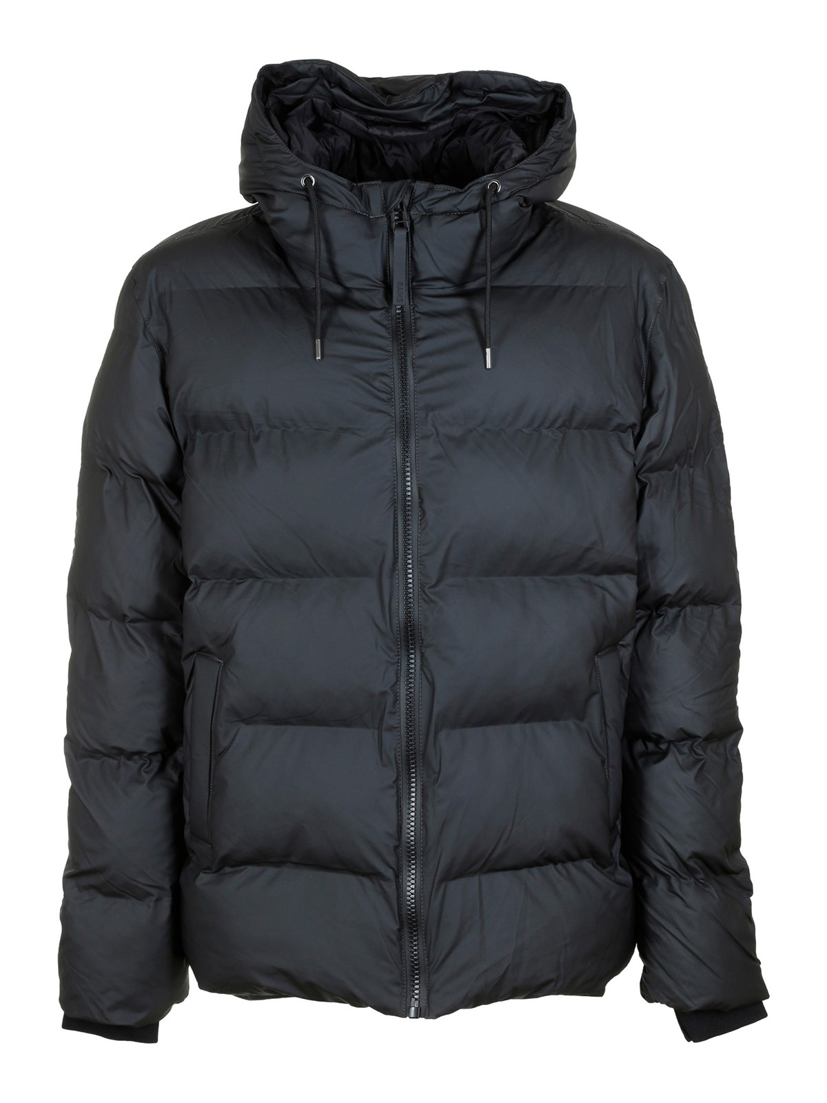Padded jackets Rains - Hooded puffer jacket - 15060BLACK | iKRIX.com