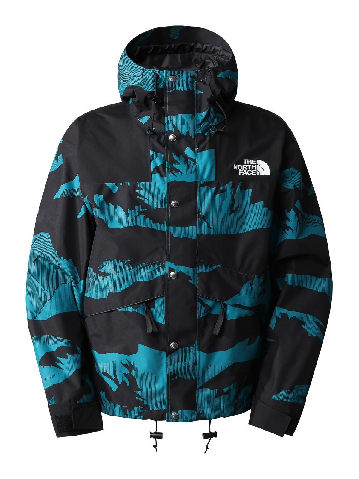 M Printed 86 Retro Mountain puffer jacket