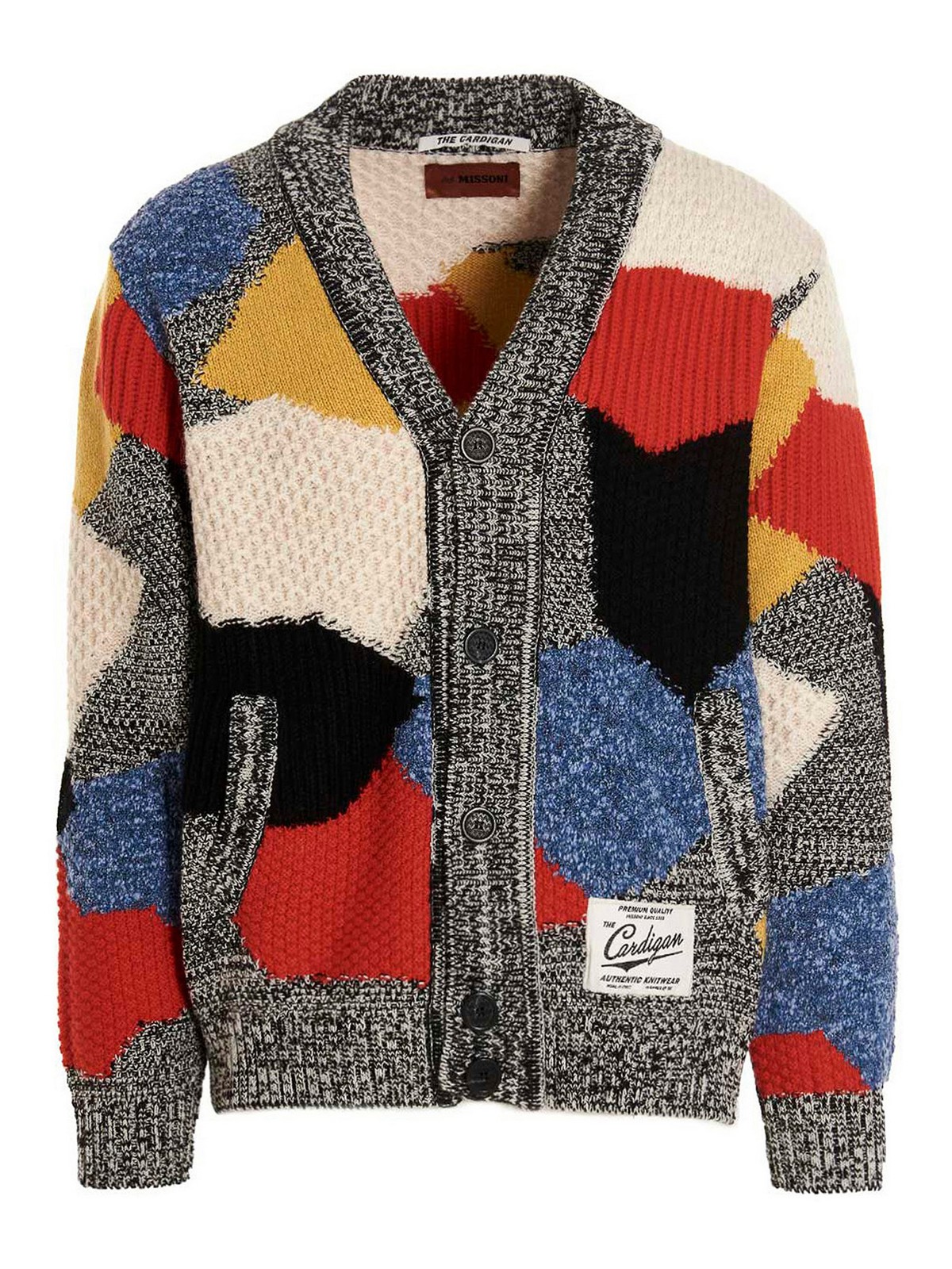 Supreme patchwork mohair cardigan-