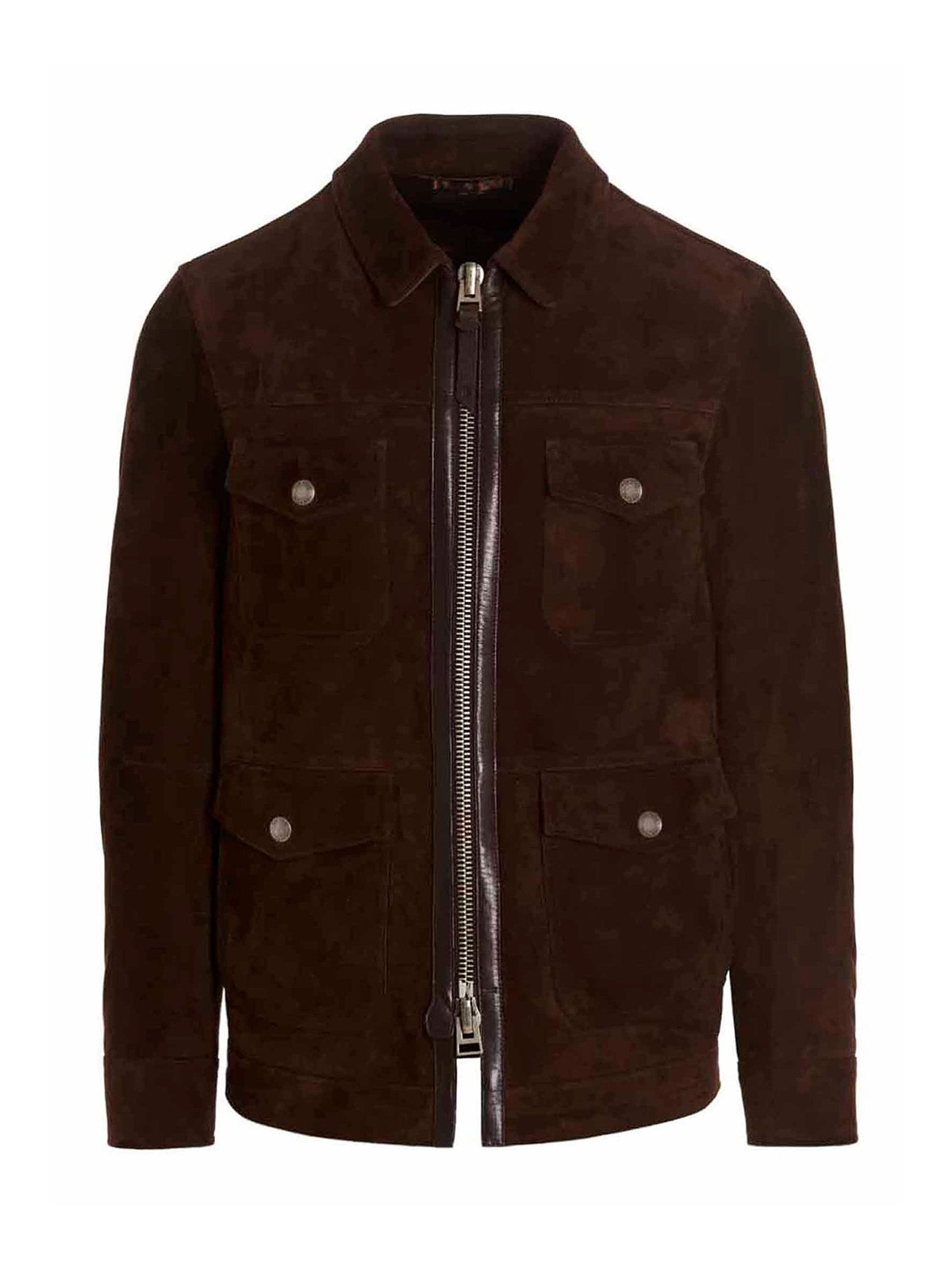 Leather jacket Tom Ford - Suede jacket - TFL913BA435M06 