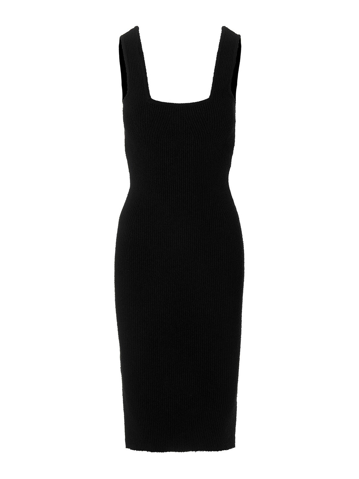 Knee length dresses Wardrobe.NYC Knit midi dress W5028R10BLACK