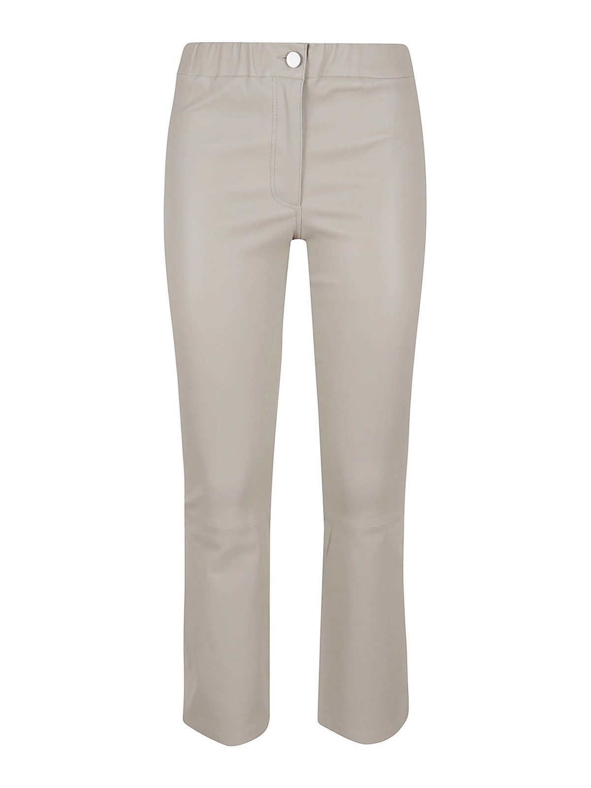 Leather trousers Arma - Lively cropped pants - 001L22600502ALMOND