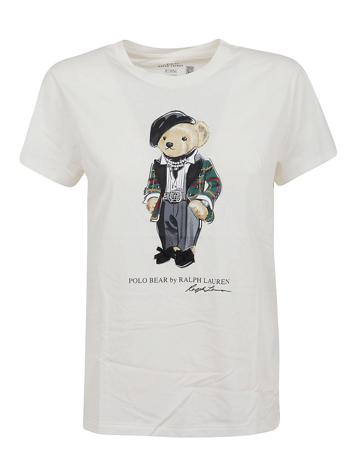 T-shirts Polo Ralph Lauren - Plaid Tuxedo Polo Bear T-shirt - 211882288001