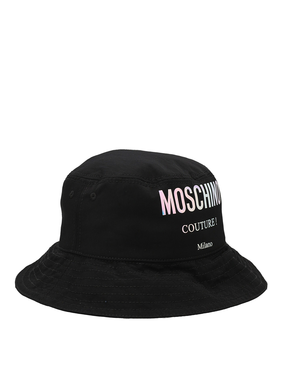 Hats & caps Moschino Holographic logo bucket hat 921582670555