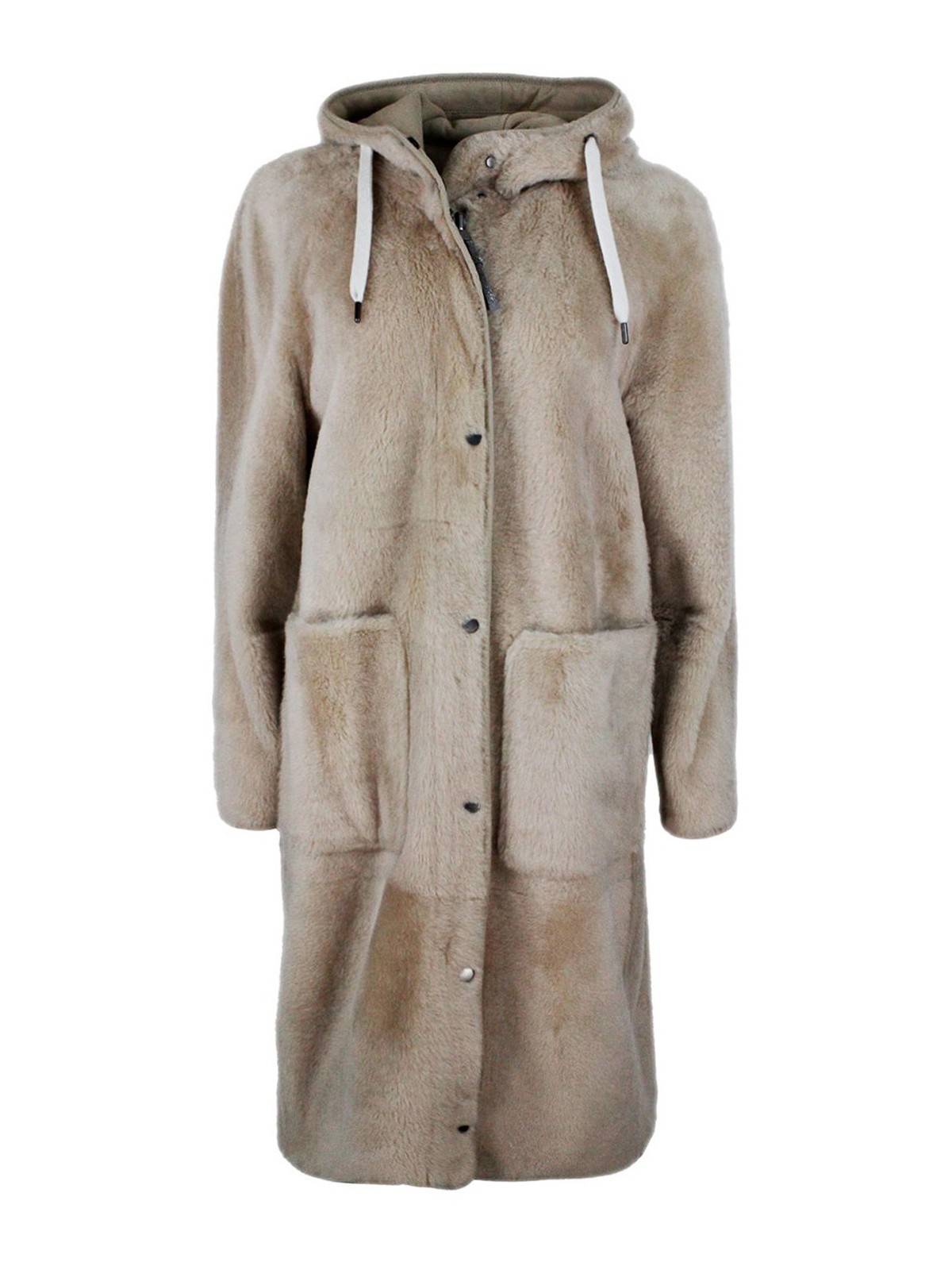 Fur & Shearling Coats Brunello Cucinelli - Shearling Soft reversible ...