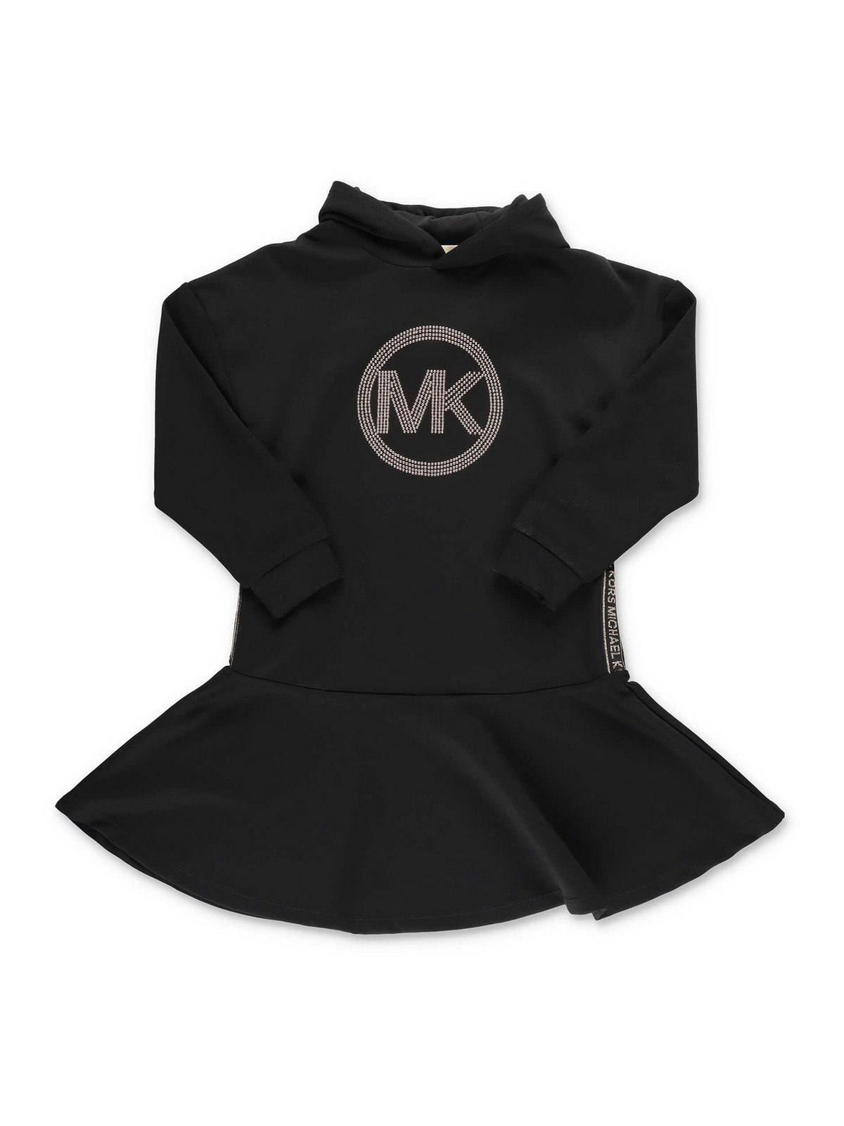 Short dresses Michael Kors - Black techno fabric hoodie dress - R1211209BT