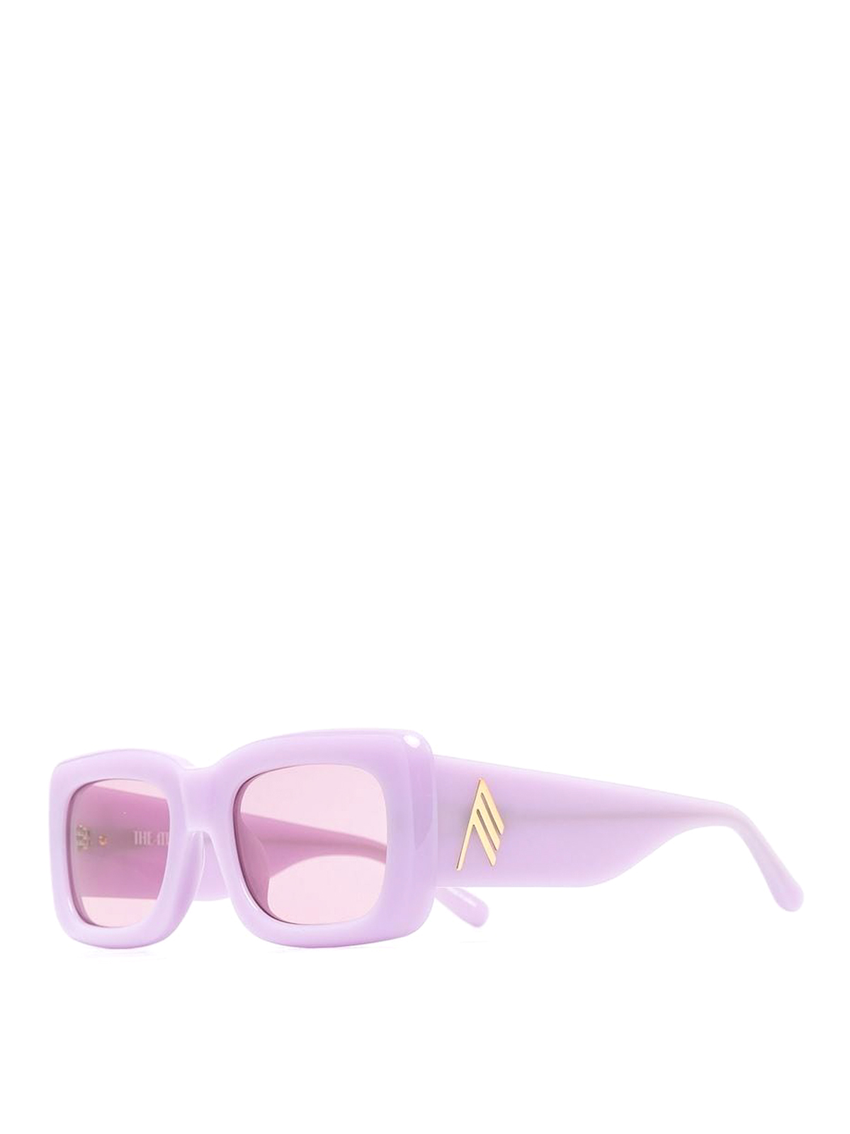 Sunglasses The Attico - Mini Marfa rectangular-frame sunglasses ...