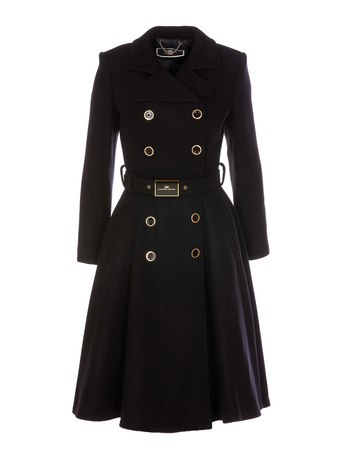 Trench coats Elisabetta Franchi - Wool blend trench - CP00126E2110