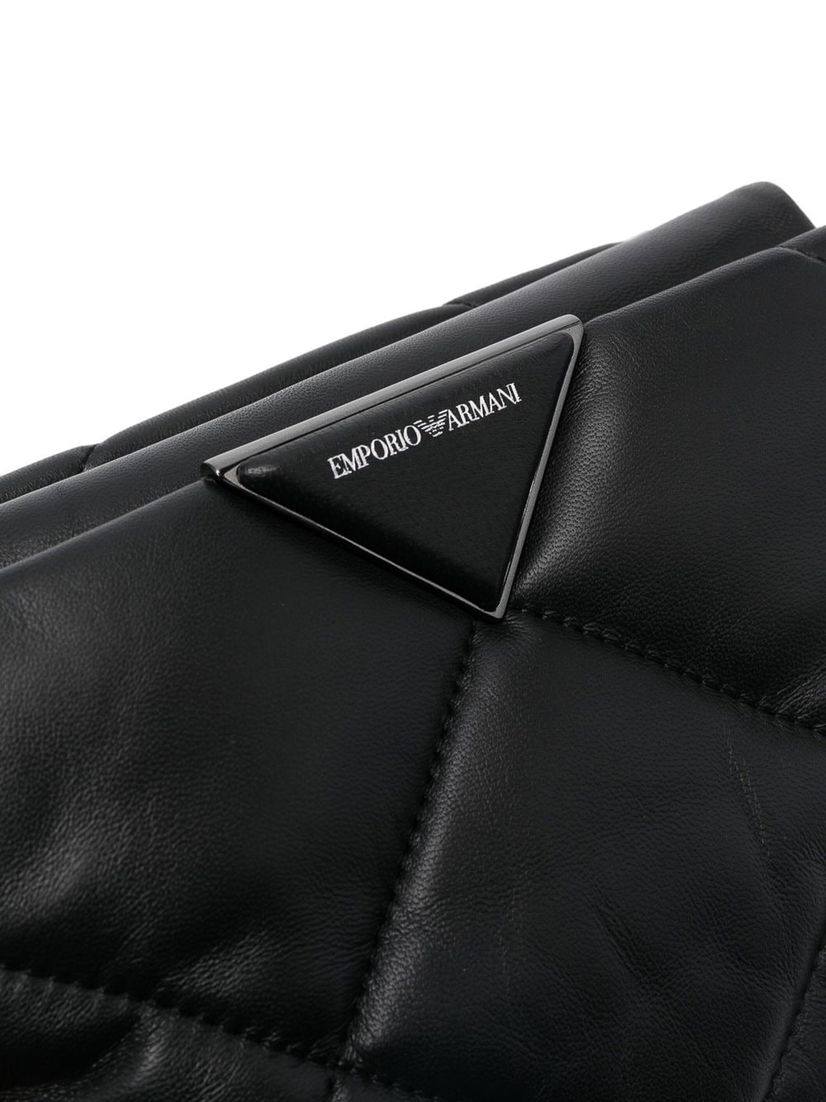 Clutches Emporio Armani - Quilted leather bag - Y3B190Y336X82846