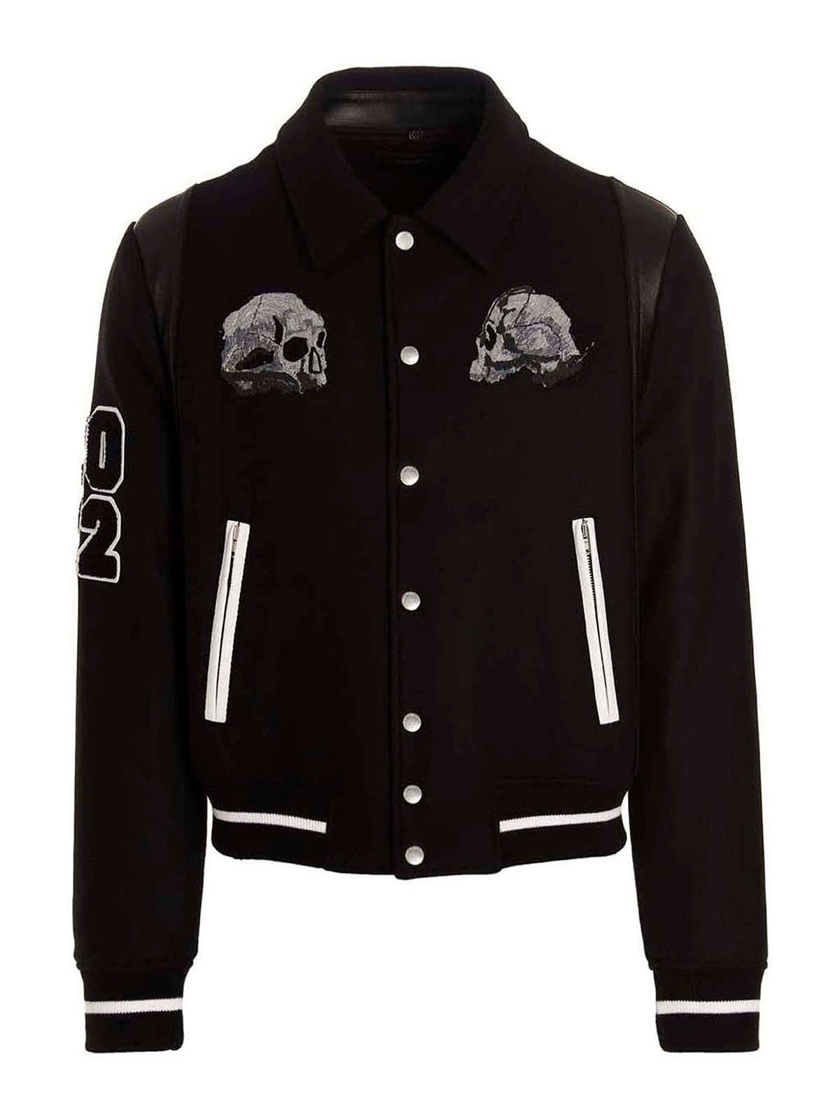 Bombers Amiri - Varsity Wes Land Skull jacket - MKL007001 | iKRIX.com