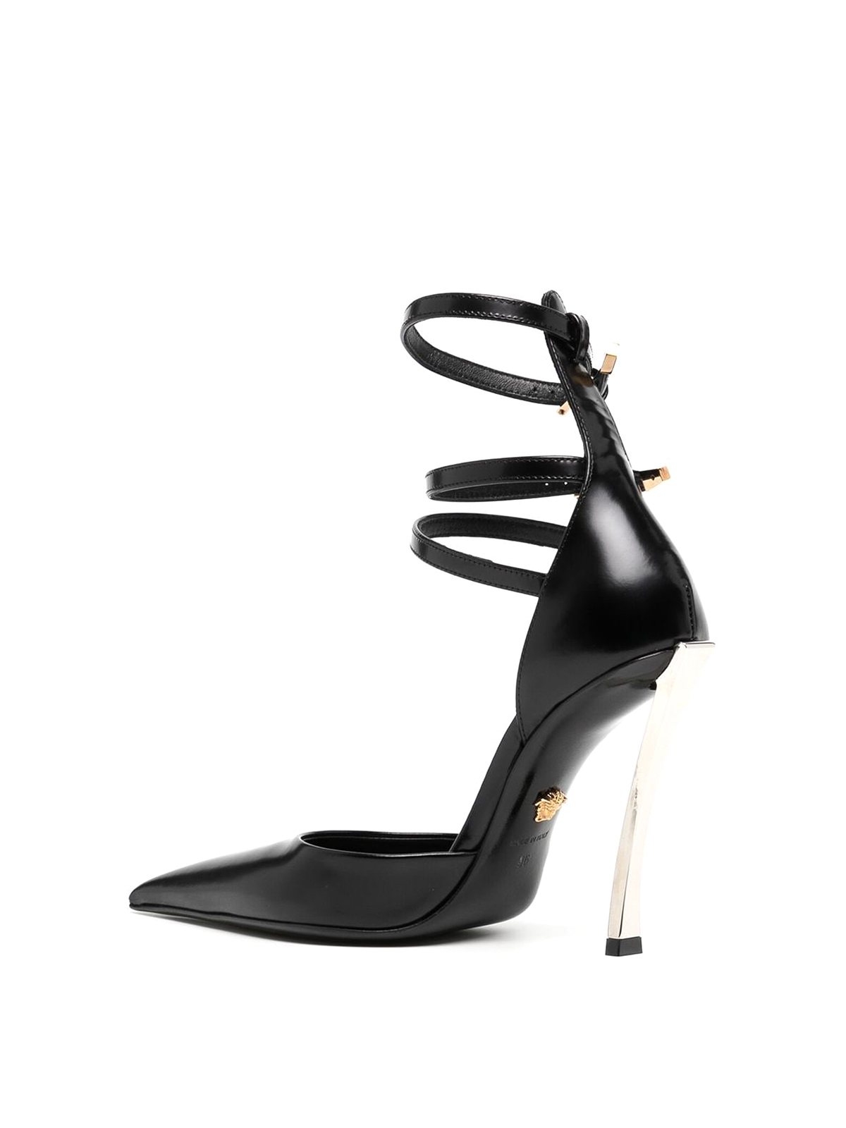 Court shoes Versace - Leather décolleté - 1007256DVT511B00L | iKRIX.com