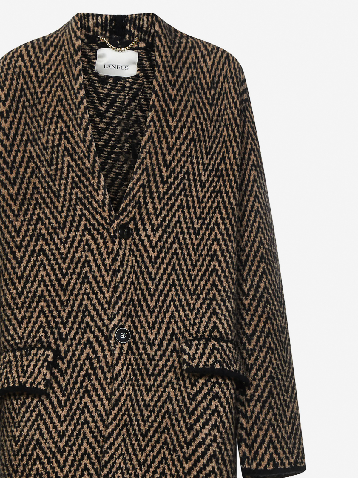 Knee length coats Laneus - Wool blend coat - CPU3081