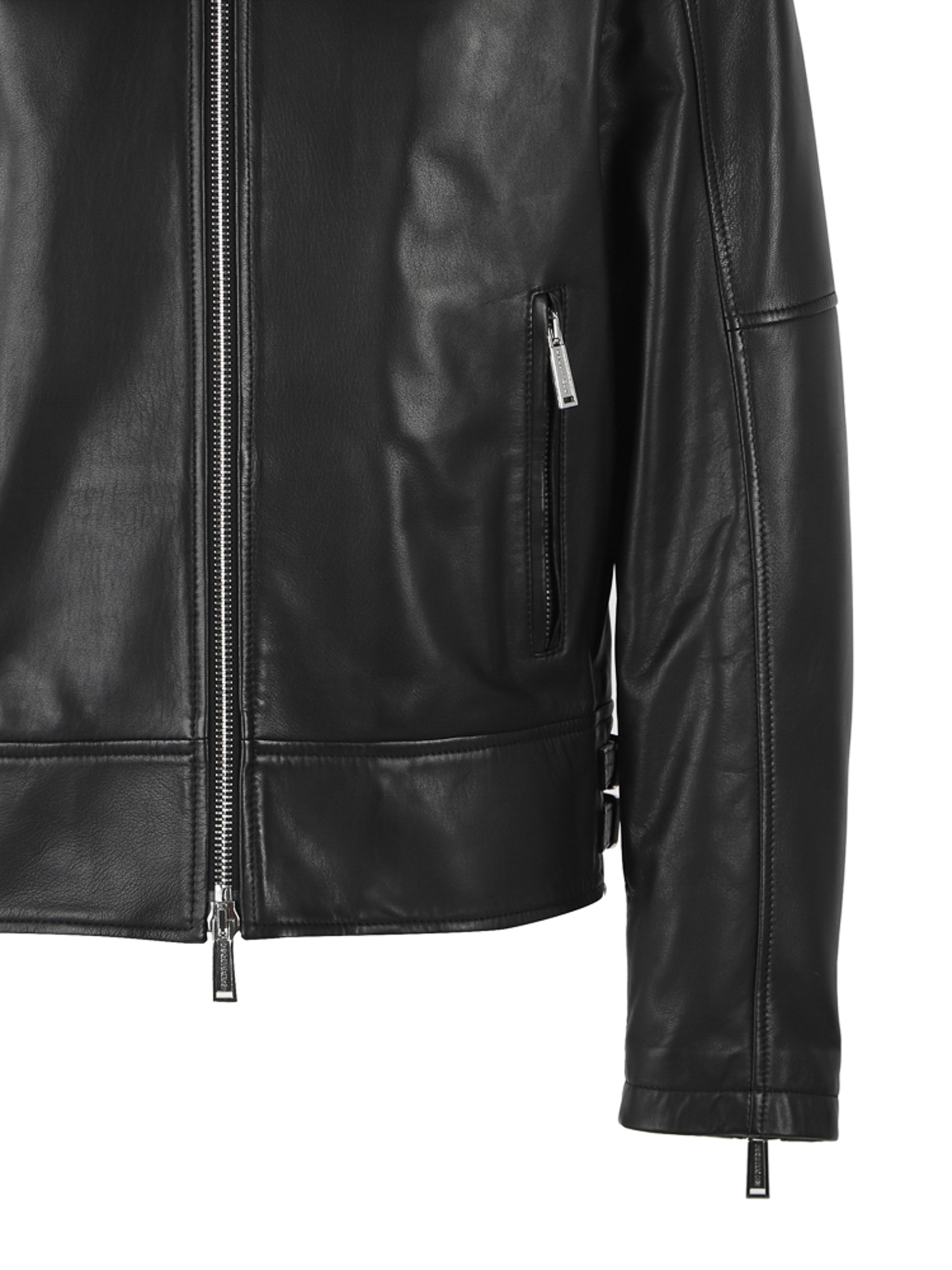 Leather jacket Dsquared2 - Leather biker jacket - S74AM1328SY1491900