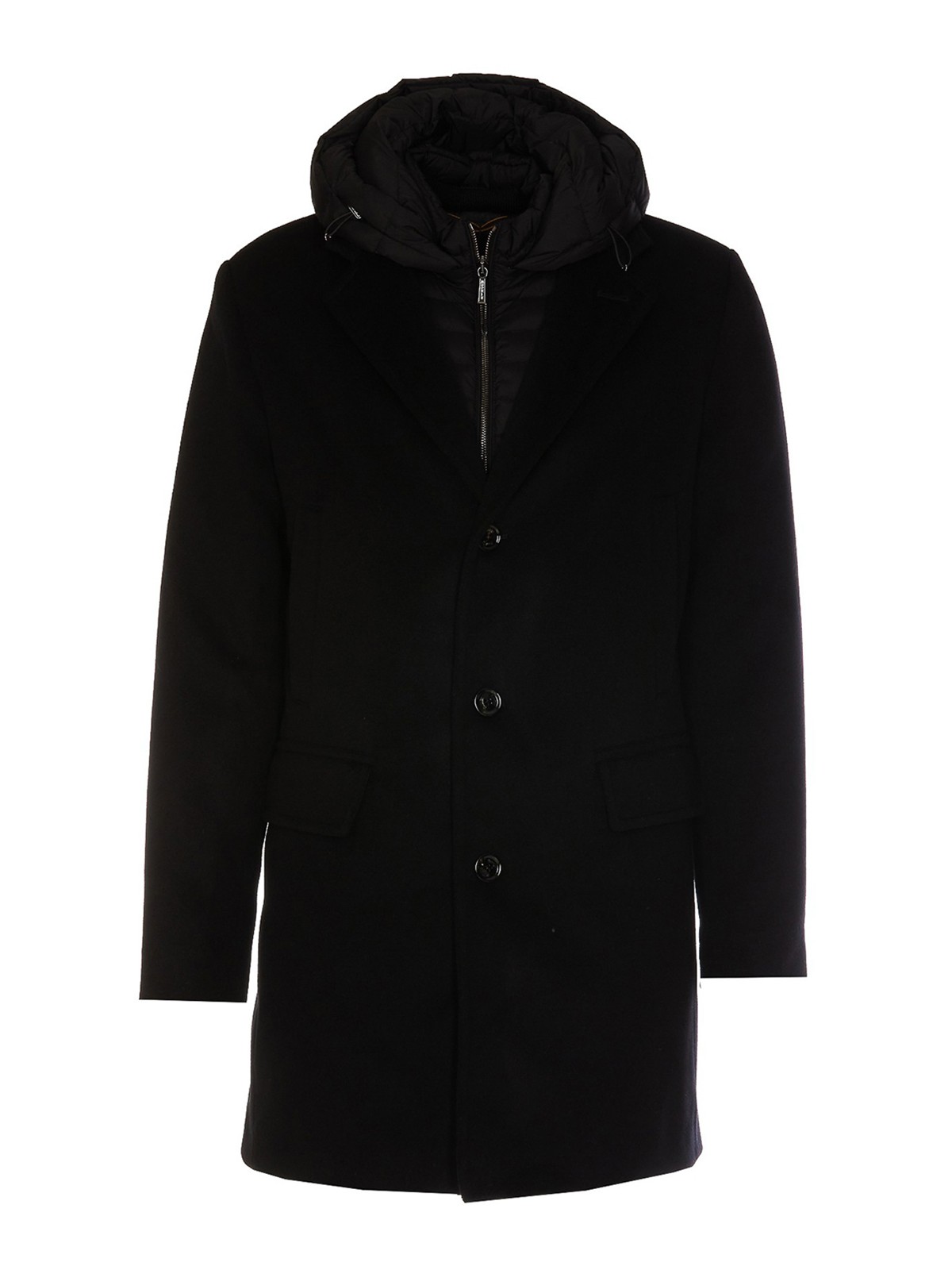 Padded coats Moorer - Mitchel padded coat with detachable front ...