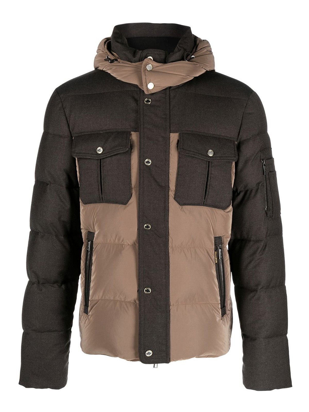 Padded jackets Moorer - Nevio panelled hooded puffer jacket