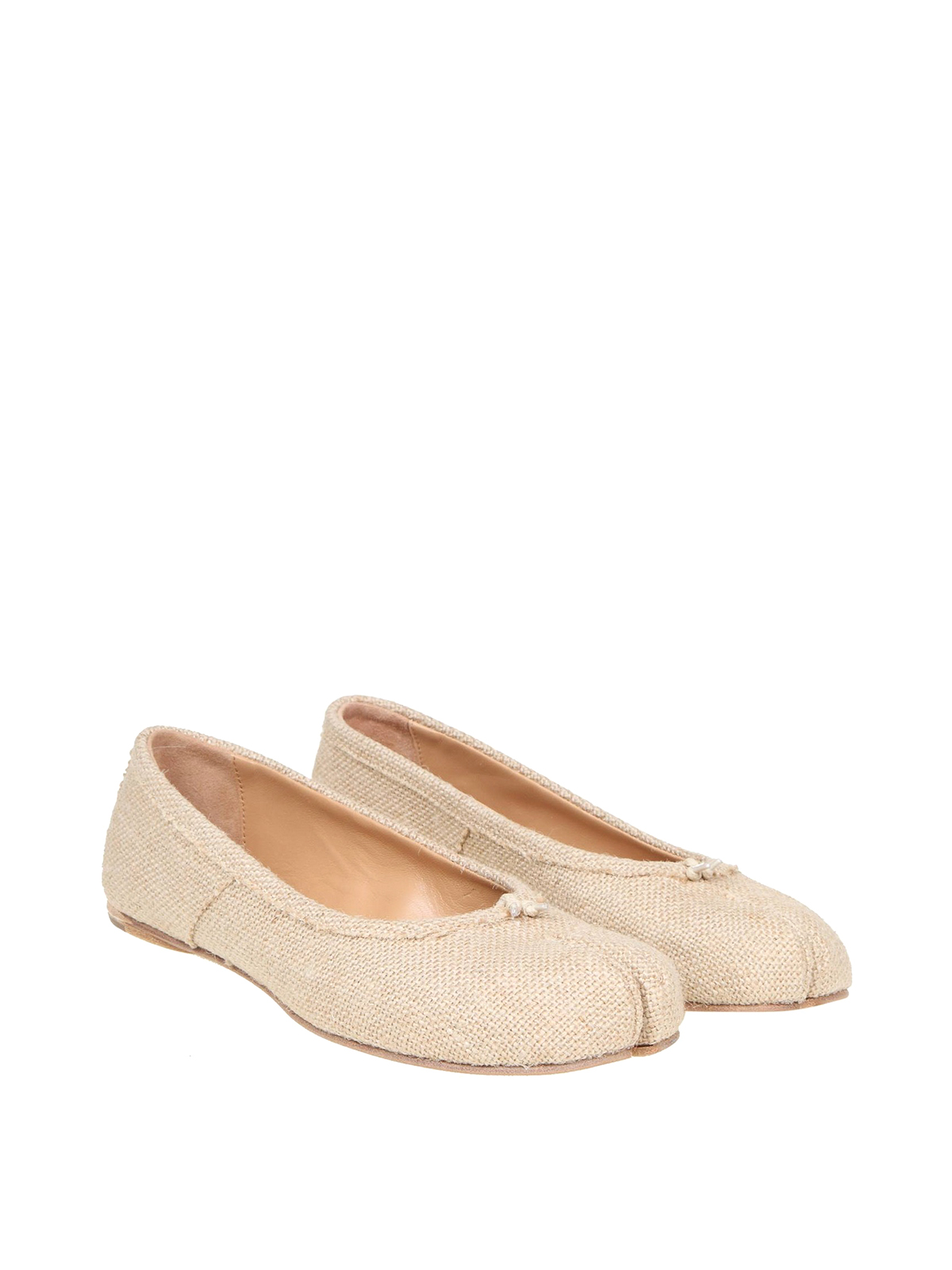 Flat shoes MM6 Maison Margiela - Tabi ballerina in jute