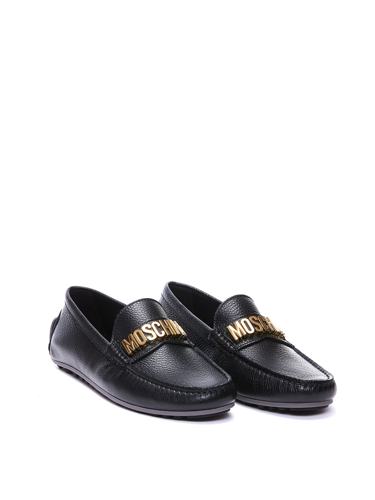 Objected have a finger in the pie Careful reading Loafers & Slippers Moschino - Leather loafers - MB10020G1GGC0000