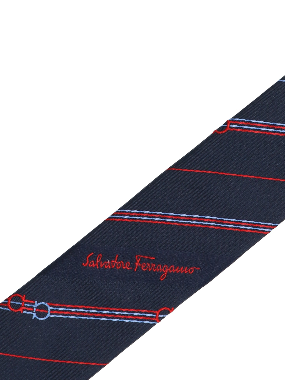 Ties & bow ties Salvatore Ferragamo - Jacquard tie - 0757656NAVY