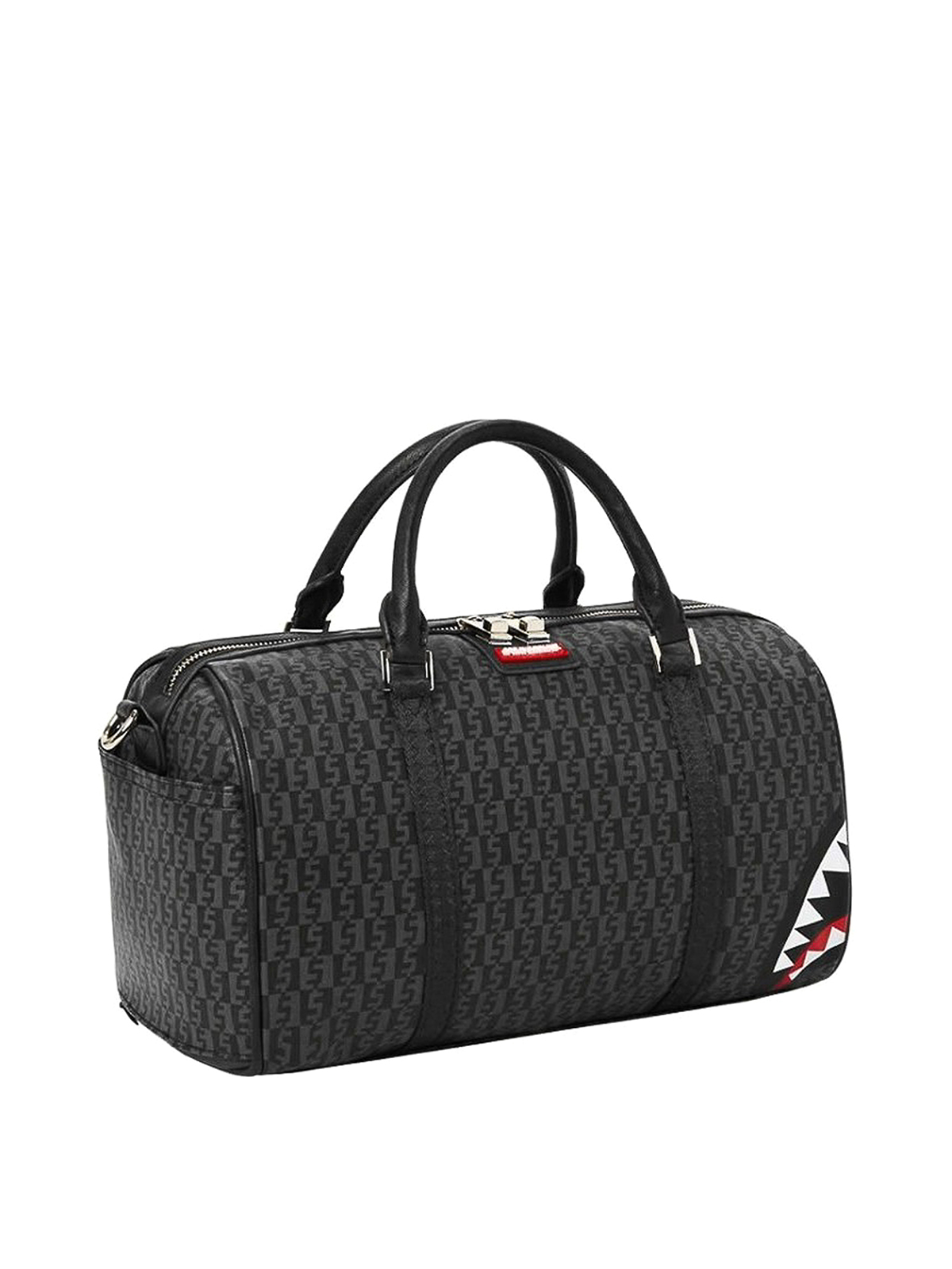 Luggage & Travel bags Sprayground - Money check grey mini duffle ...