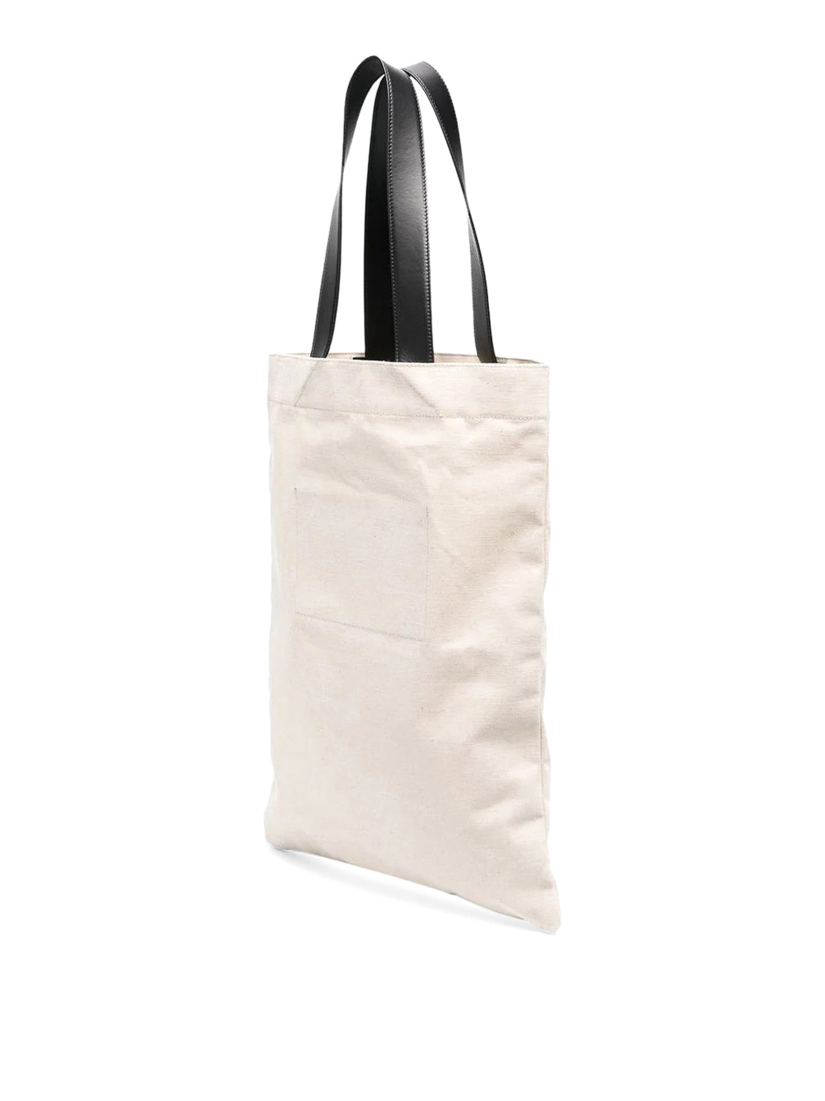 Totes bags Jil Sander - Linen bag with front logo print - J25WC0004P4917280