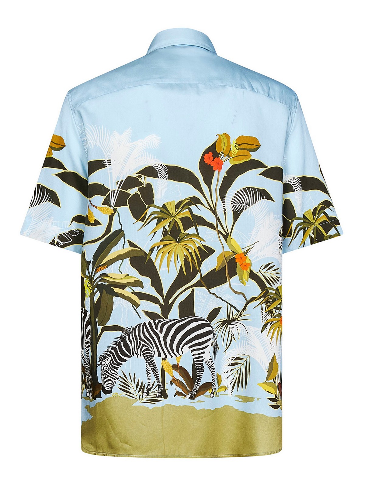 boom periode Binnenwaarts Shirts Etro - Tropical jungle shirt - 1K9164736250 | Shop online at iKRIX