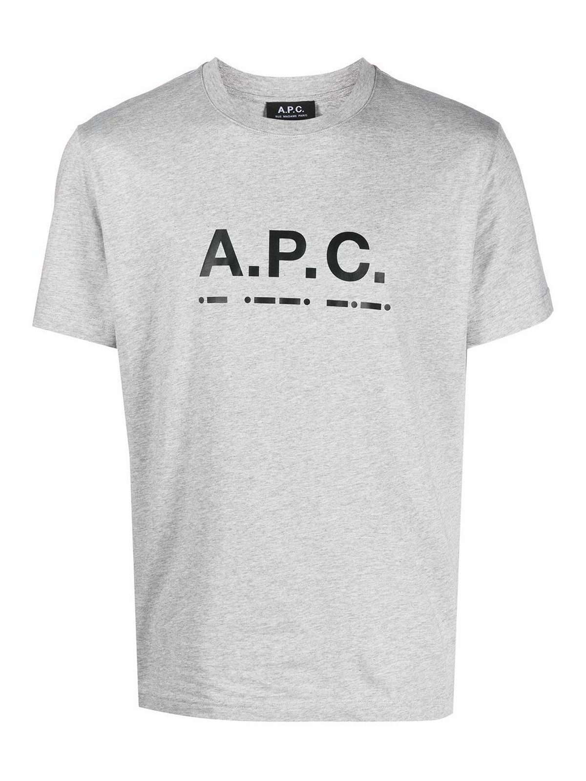 T-shirts A.P.C. - Logo-print cotton t-shirt - CODEUM26199PLA | iKRIX.com