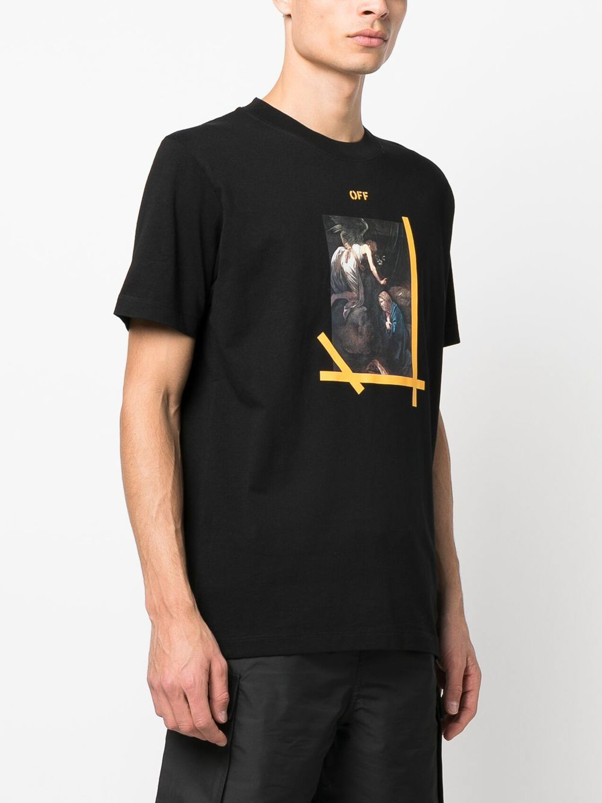 T-shirts Off-White - Arrows Caravaggio Tee - OMAA027C99JER0151001