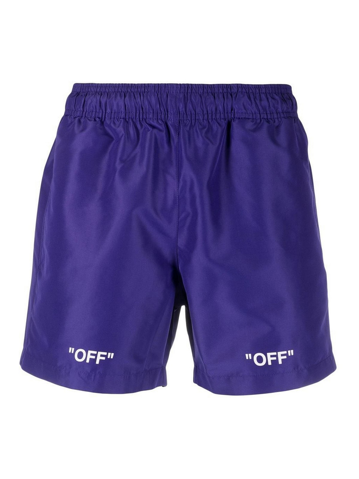 Swim shorts & swimming trunks Off-White - Logo print swim shorts ...