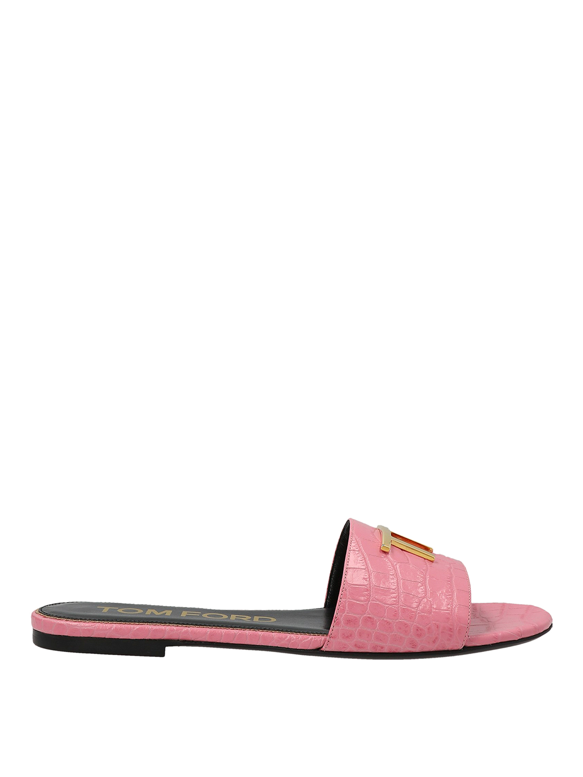 Sandals Tom Ford - Logo sandals - W3216LCL125G1P003 | Shop online at iKRIX