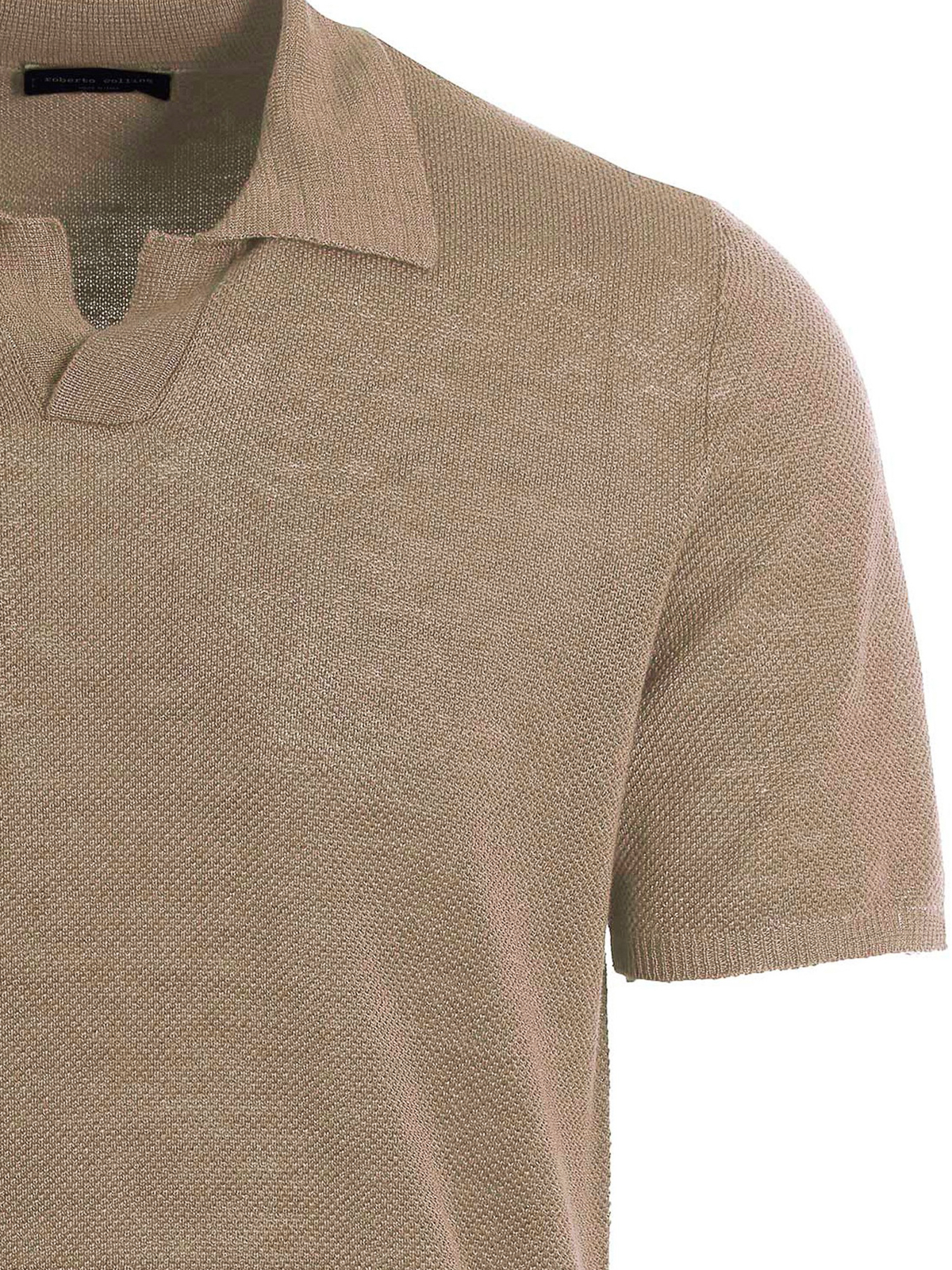 Polo shirts Roberto Collina Linen polo shirt RN2012418