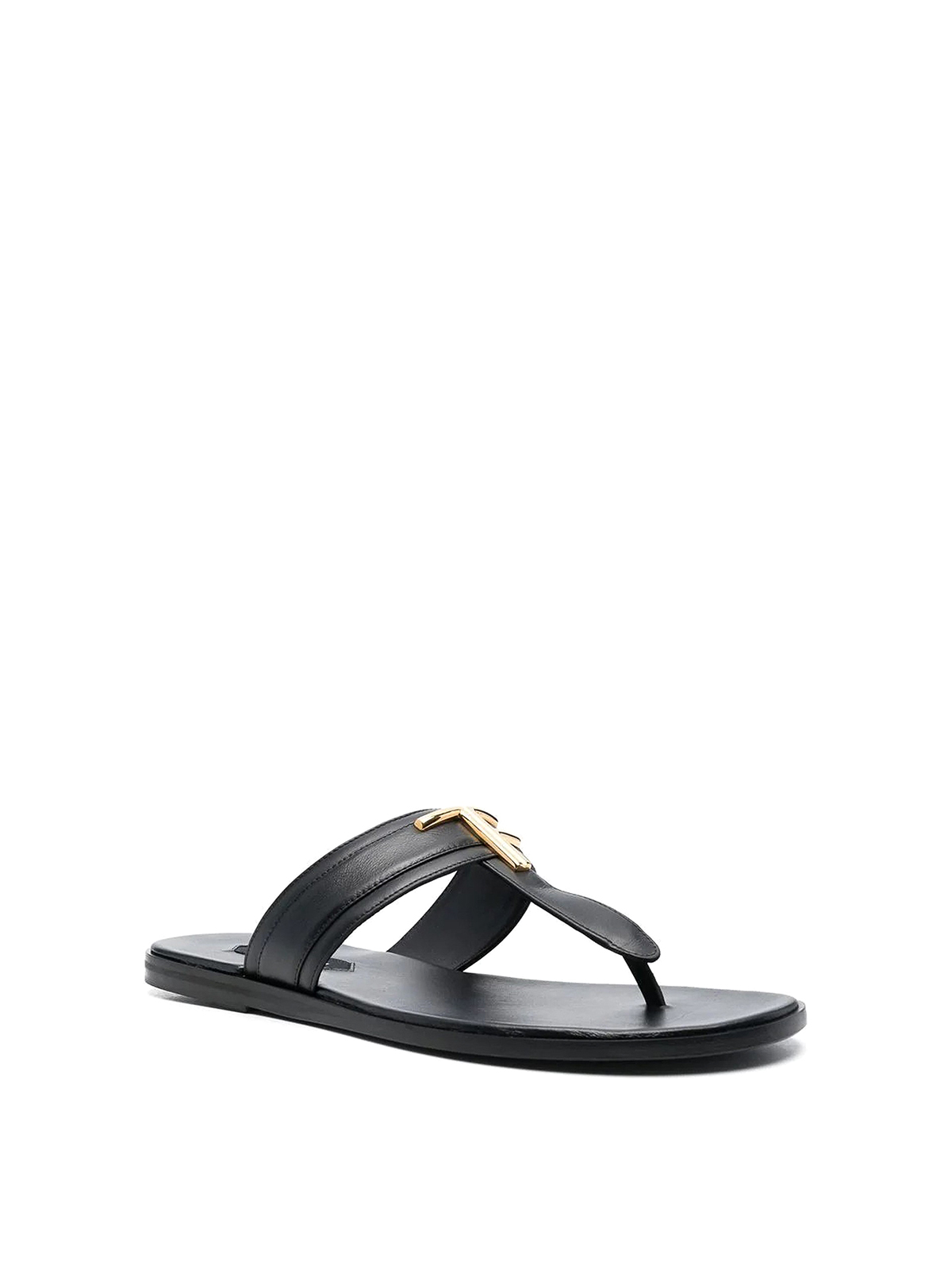 Sandals Tom Ford - Leather thong sandals with hardware - J1382LCL076X1N001