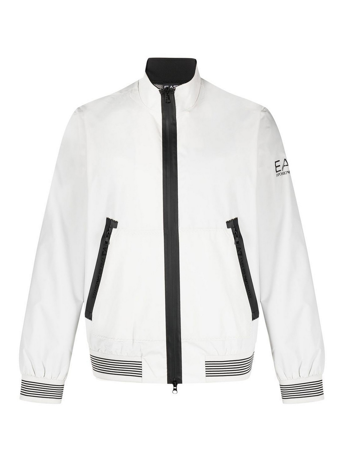 niemand Overvloed Weg huis Padded jackets EA7 Emporio Armani - Logo-print jacket with stripe details -  3RPB11PN27Z1941