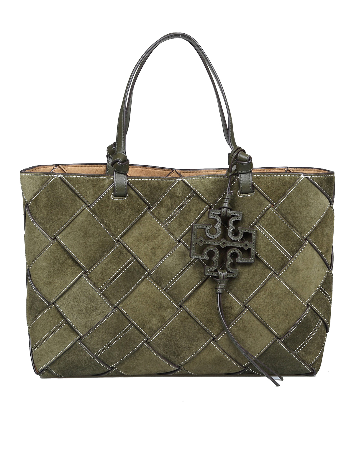Totes bags Tory Burch - Braided suede bag with pochette - 142673766