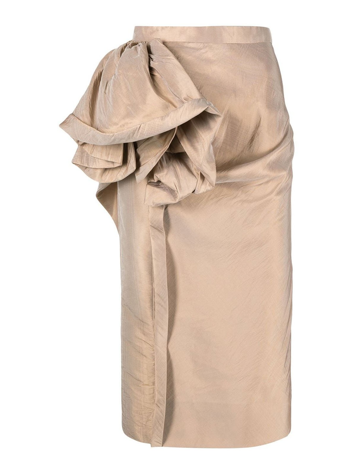 Knee length skirts & Midi Maison Margiela - Floral-detail satin