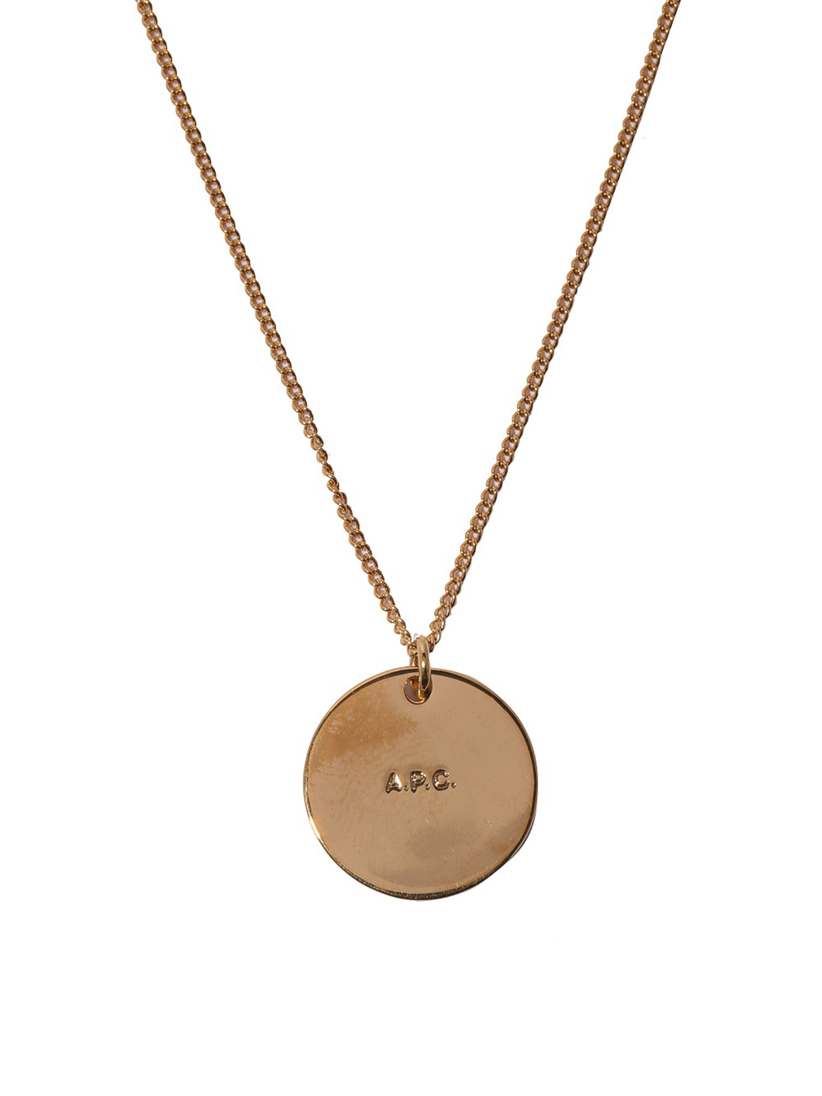 Necklaces & Chokers A.P.C. - Necklace in gold tone with charm and