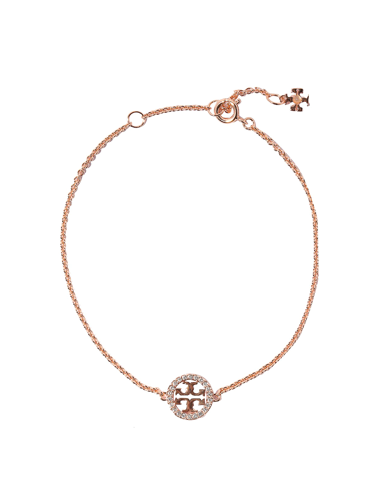 Necklaces & Chokers Tory Burch - Gold tone necklace with charm and crystals  - 80997696