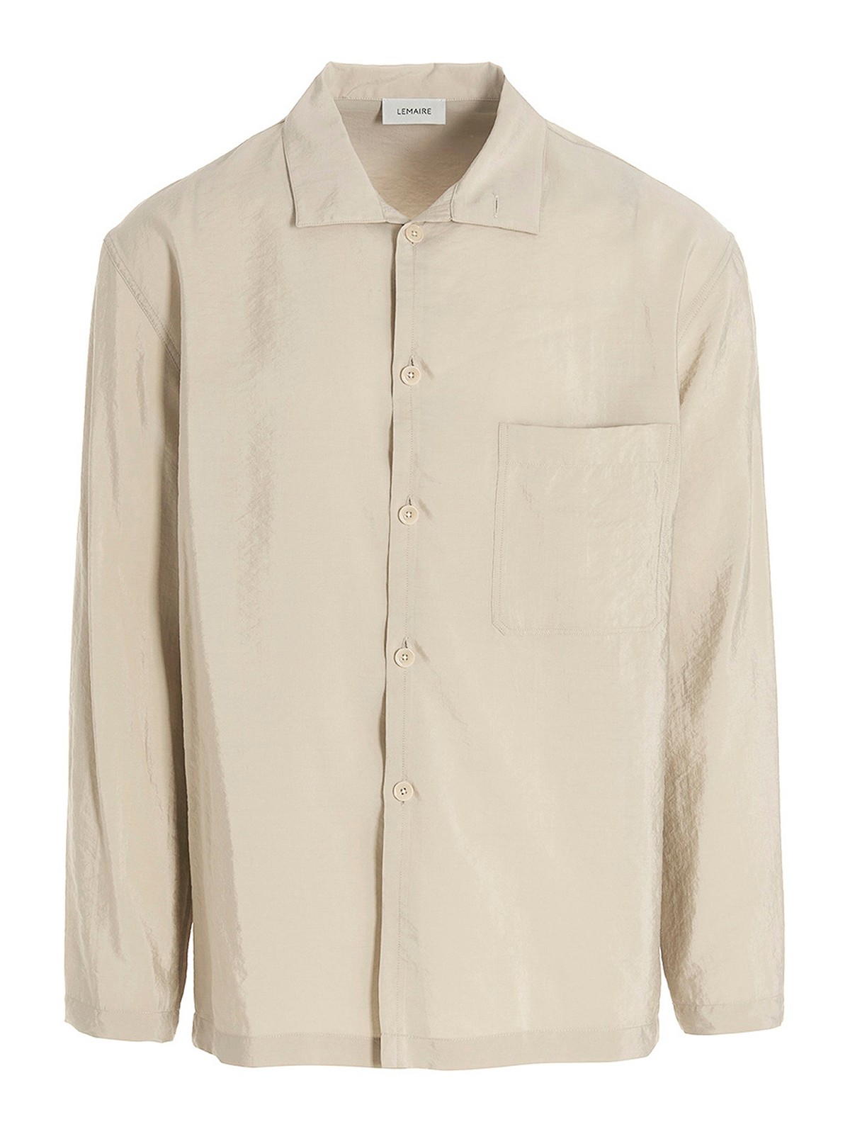 tan collared shirt