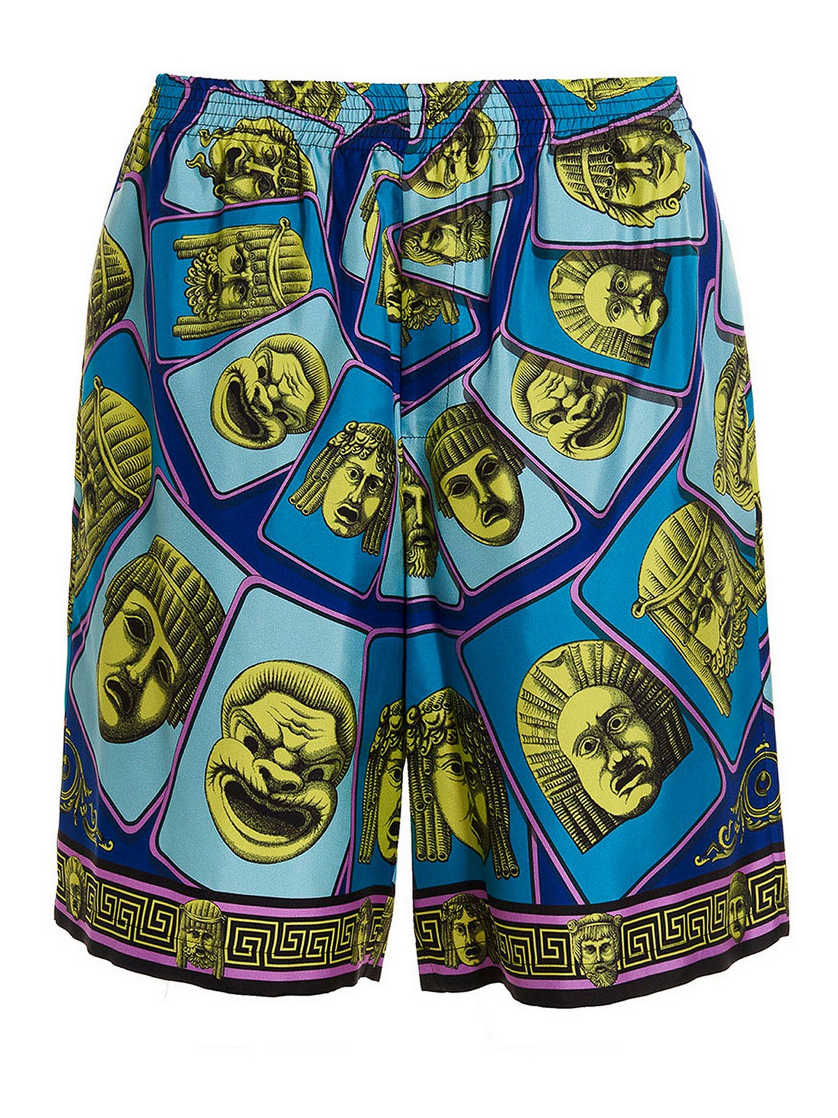 Trousers Shorts Versace - Bermuda masks foulard - 10024761A068185G540