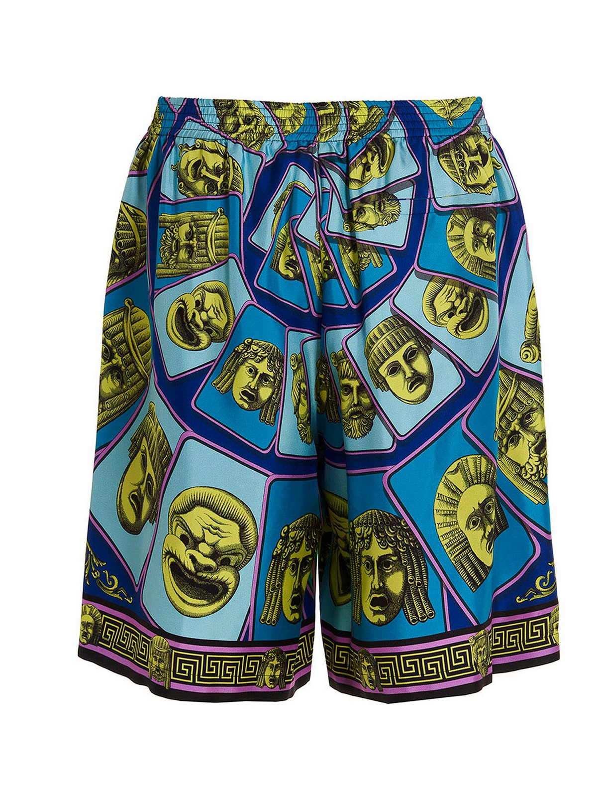 Trousers Shorts Versace - Bermuda masks foulard - 10024761A068185G540