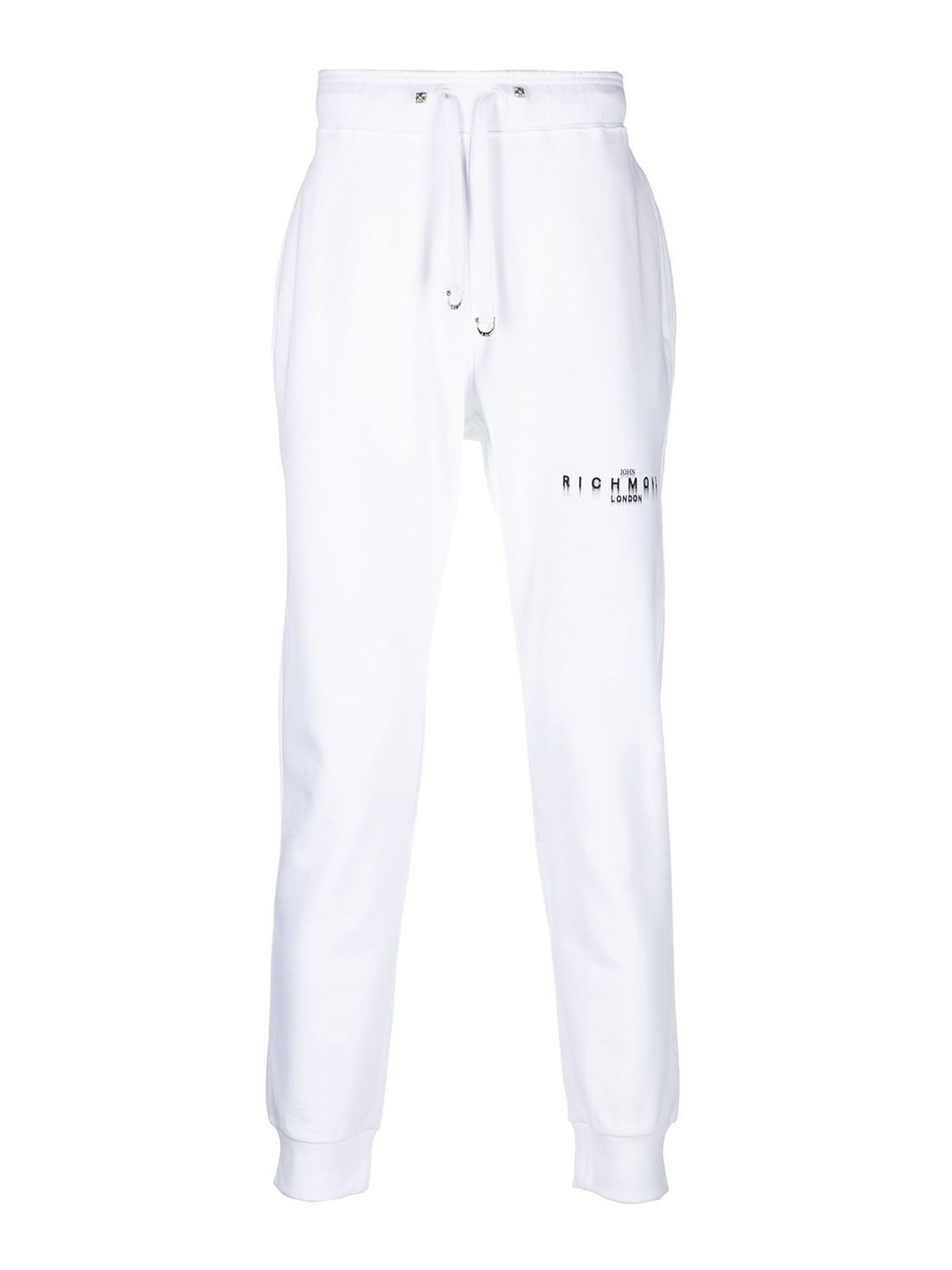 Tracksuit bottoms John Richmond - Logo-print tapered tracksuit bottom ...