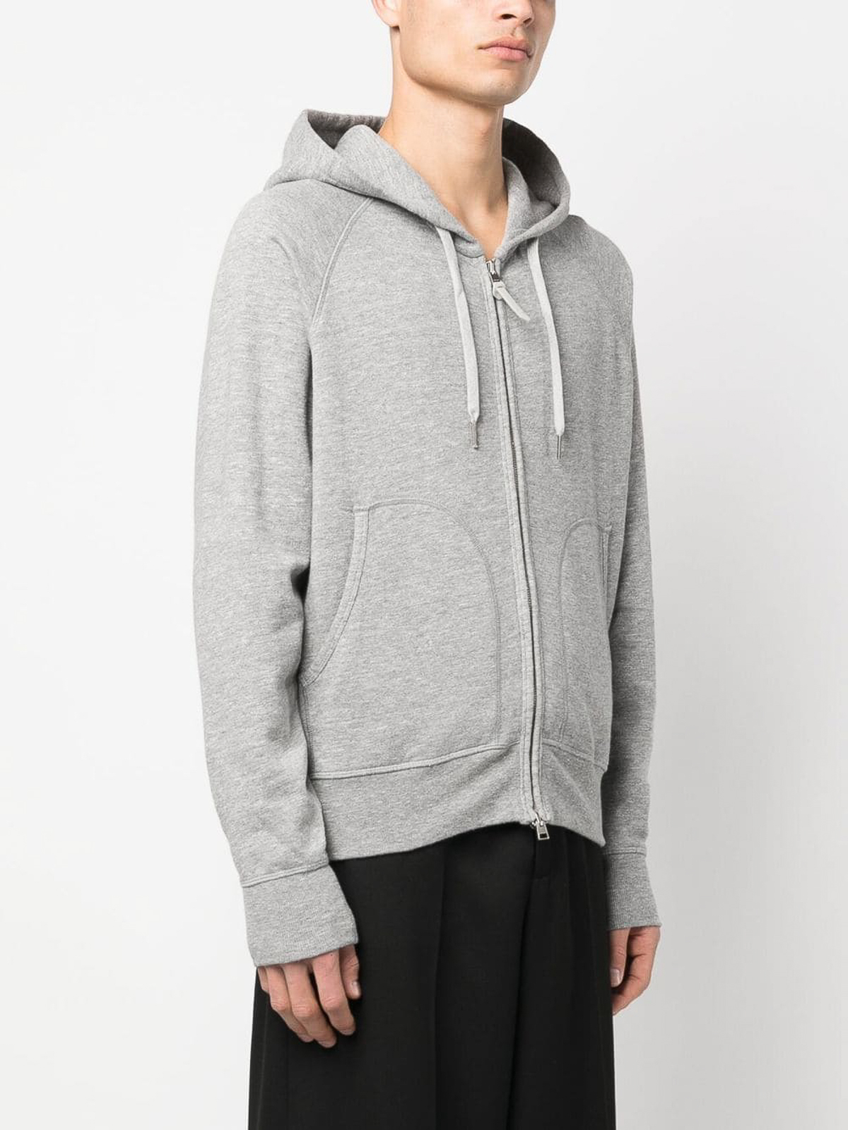 Sweatshirts & Sweaters Tom Ford - Zipped drawstring hoodie -  JDL002JMC004S23IG164