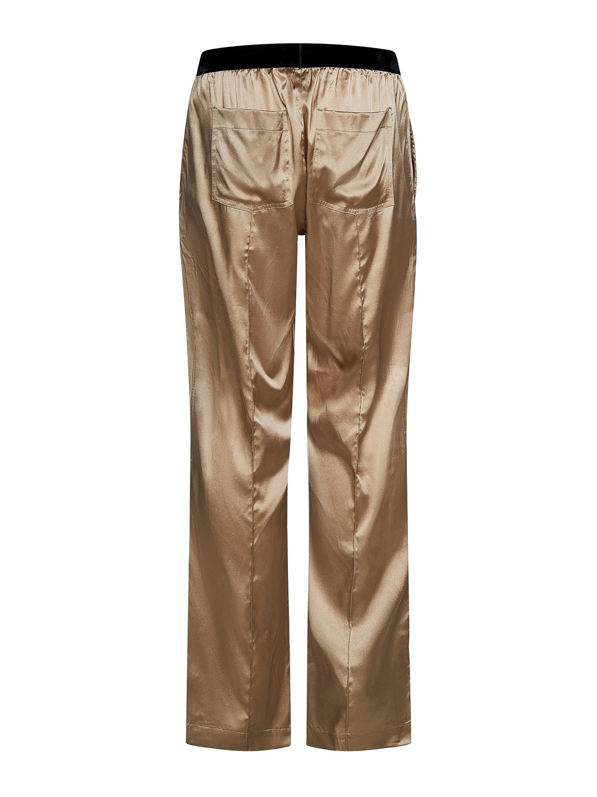 Casual trousers Tom Ford - Logo silk straight leg trousers - T4H201010252